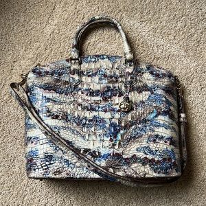 NWOT - Brahmin Large Duxbury Satchel leather handbag - Status Melbourne